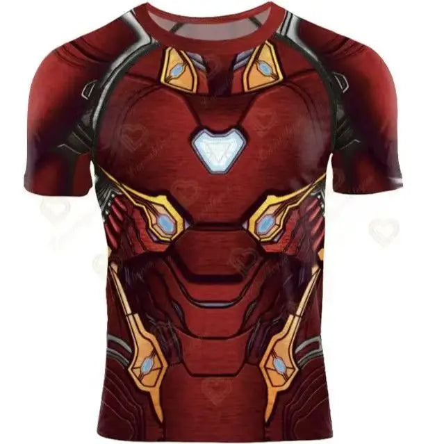 Iron Man Compression Shirt - Triangular Reactor