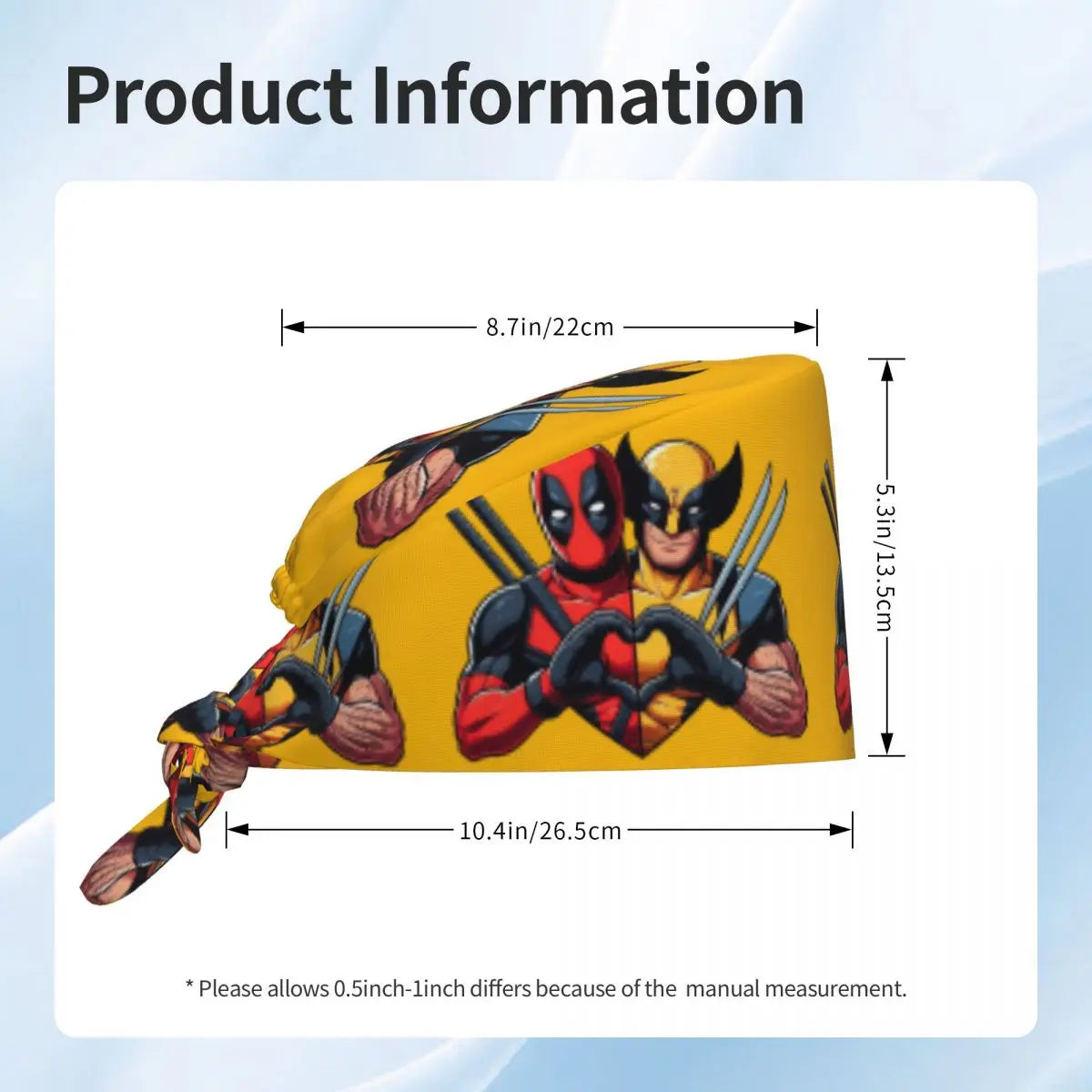 Deadpool-bandana – Svart cirkellogotyp