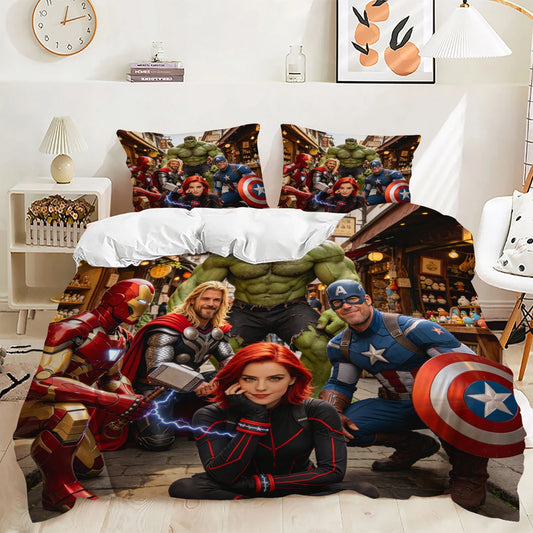 Povlak na peřinu Avengers – barevný design týmu