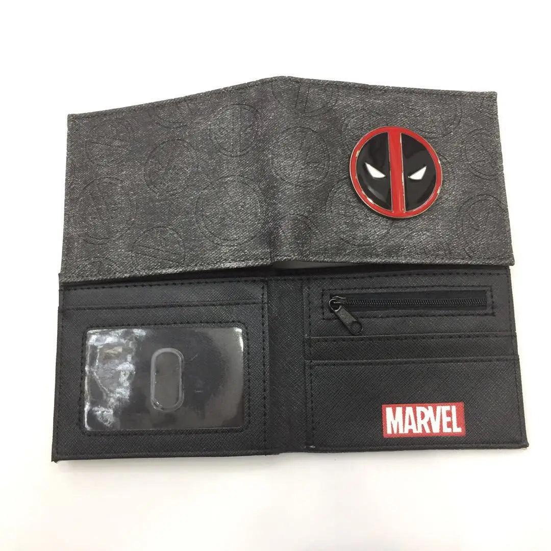 Avengers Deadpool Wallet - Two-Tone Felted Gray Marvel