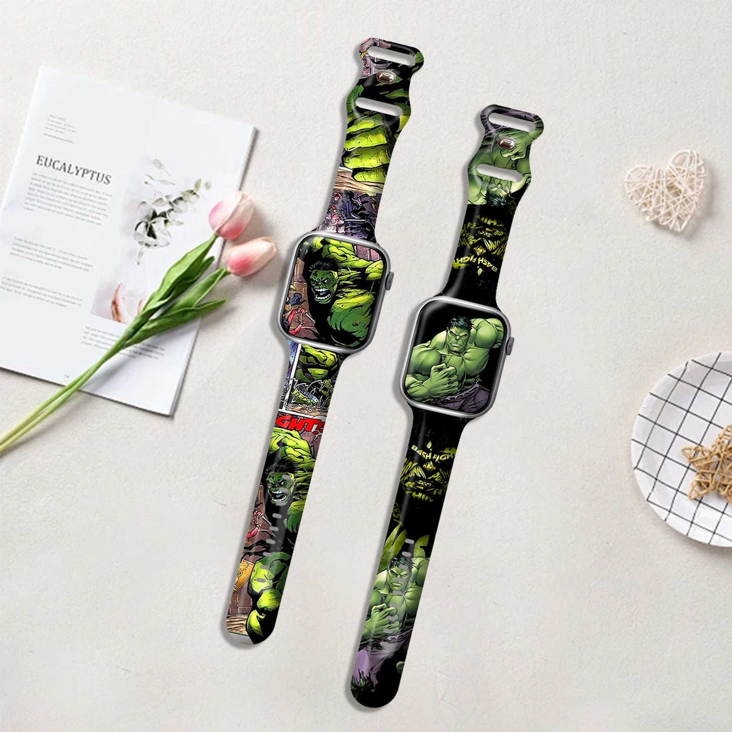 Hulk-armbånd til Apple Watch – tegneserierude