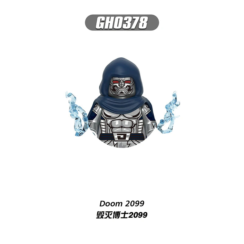 Doctor Doom-figur – Doom 2099 med blå blixtar
