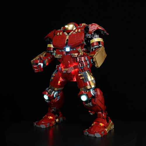 LED Lighting Kit for LEGO Hulkbuster 76210 - Full Illumination