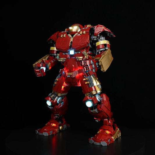 LED Lighting Kit for LEGO Hulkbuster 76210 - Full Illumination
