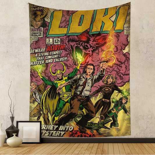 Loki-tapet – serietidningsomslag med Alioth