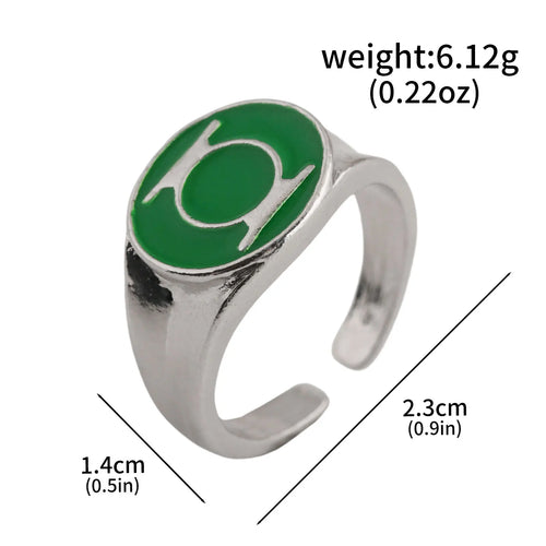 Inel Avengers – Simbol verde circular