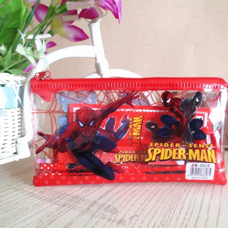 Set școlar Avengers – Gumă, ascuțitoare și carnețel