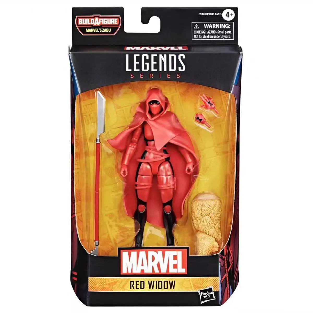 Figurka Marvel Legends Red Widow – Hasbro Build-A-Figure Marvel's Zabu