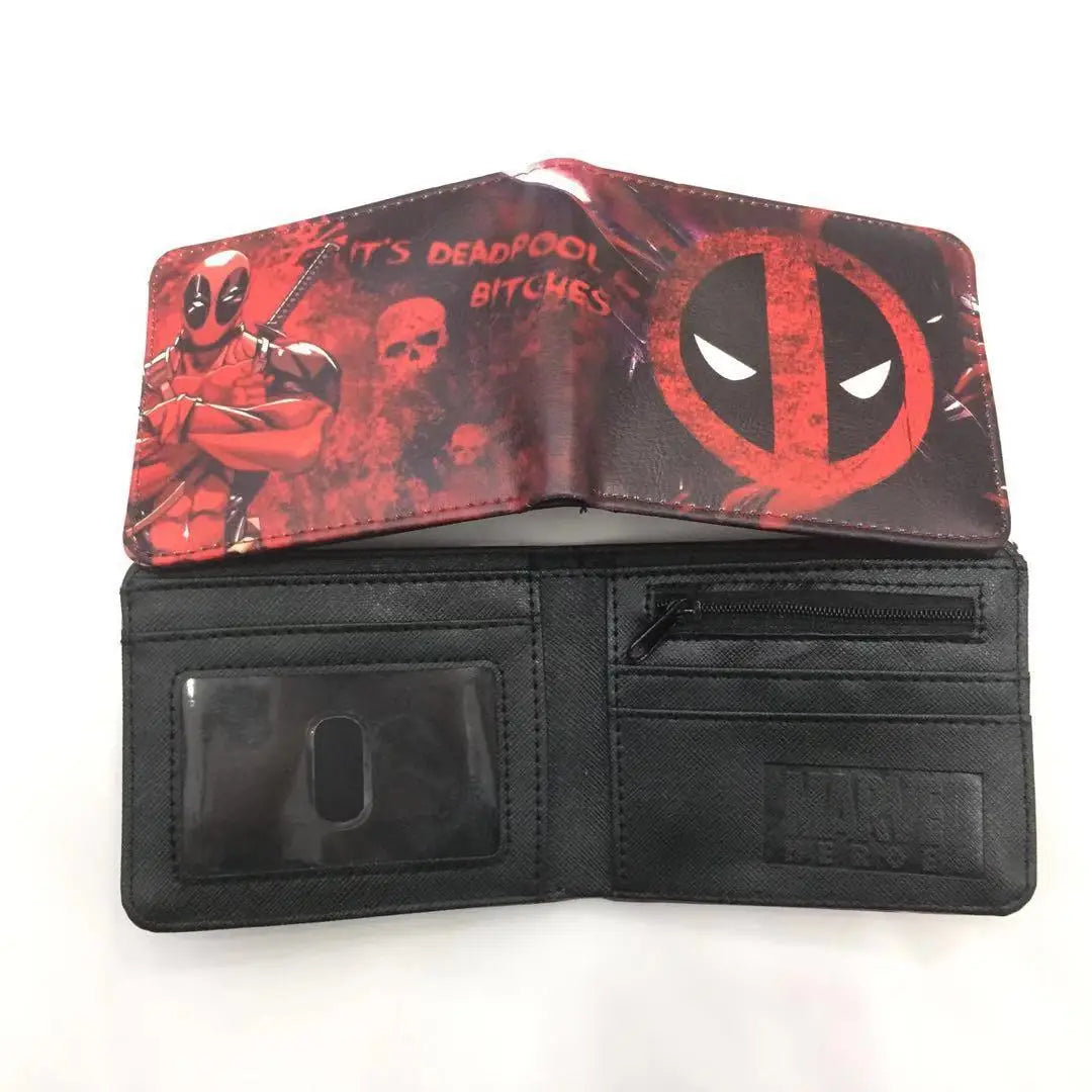 Bosszúállók Deadpool pénztárca – nyitott képregény, piros