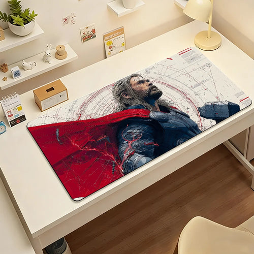 Thor Mouse Pad - Red Technical Blueprint