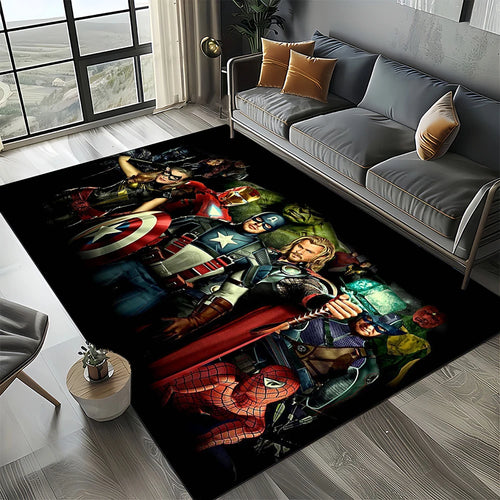 Tapete Avengers 3D - Design Pantera Laranja Leopardo