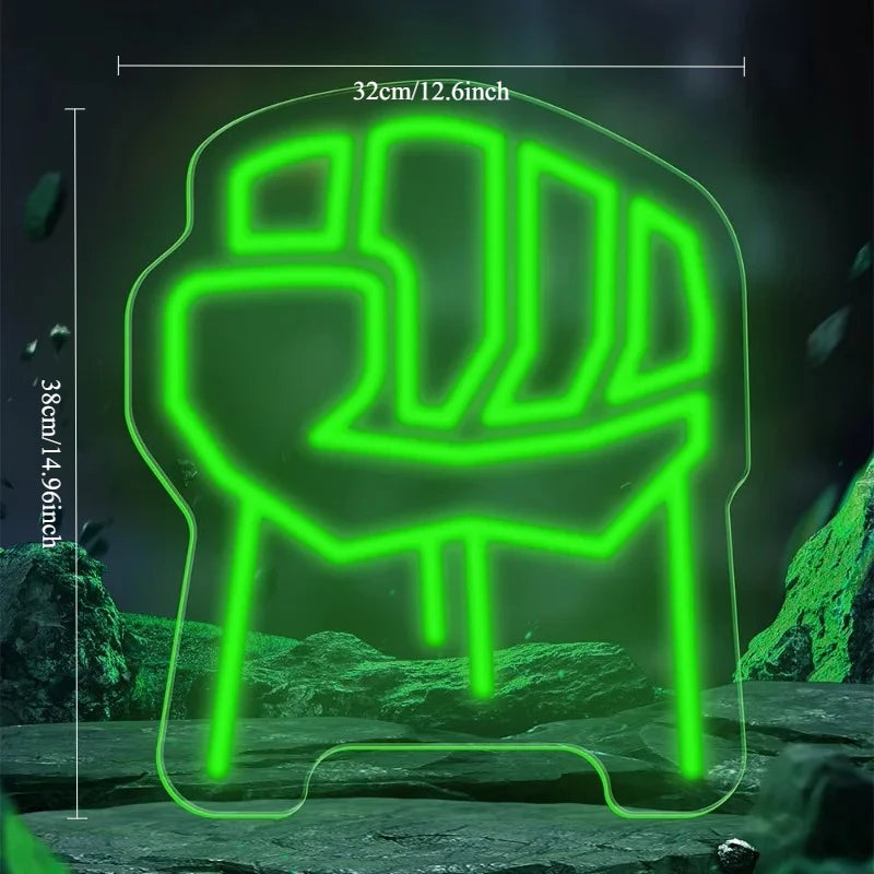 LED neon Avengers Thor – kladivo Mjolnir