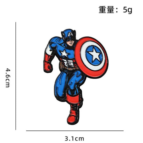 Avengers-emaljeemblem - Captain America