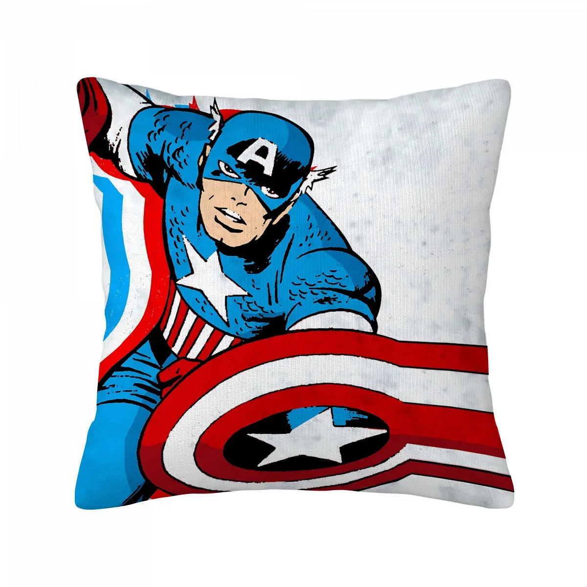 Captain America Pillow Cover - Vintage Pop Art