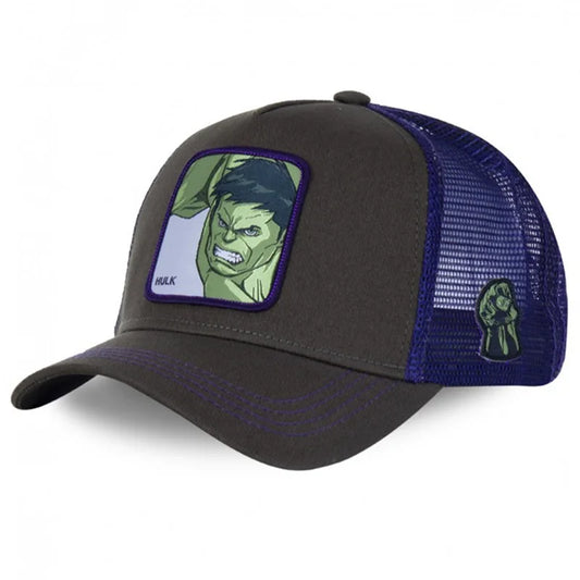 Boné do Hulk — cinzento e violeta