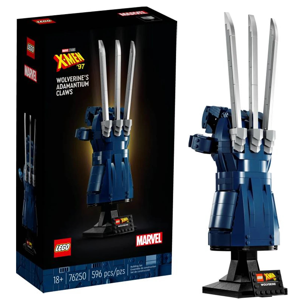 LEGO Marvel 76250 - Ghearele de adamantium ale lui Wolverine X-Men '97, 596 de piese