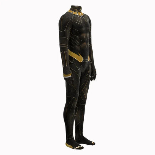 Kostým Black Panther – černo-zlatý overal (pánský)