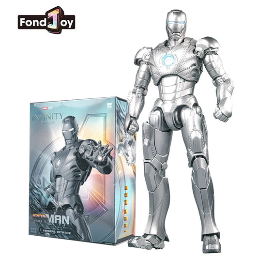 Figurka Fondjoy Iron Man MK2 – stříbrné brnění s krabičkou
