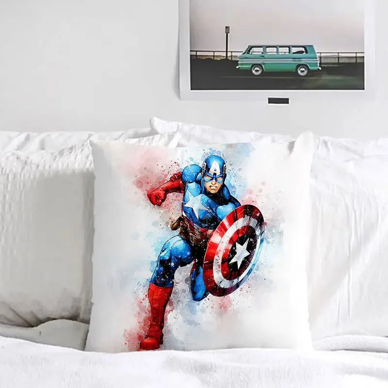 Povlak na polštář Avengers skupina – akvarel