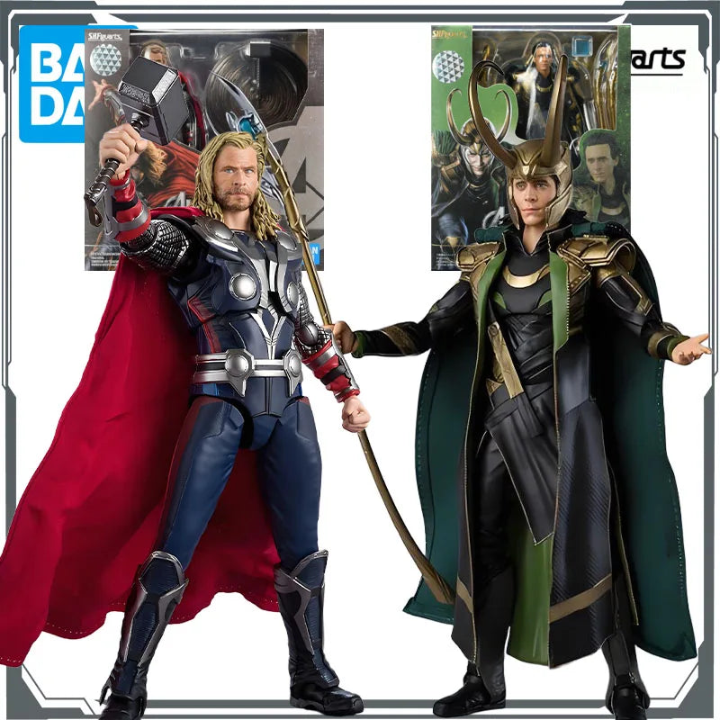 Figurine S.H.Figuarts Loki – Scepter, hjelm og horn