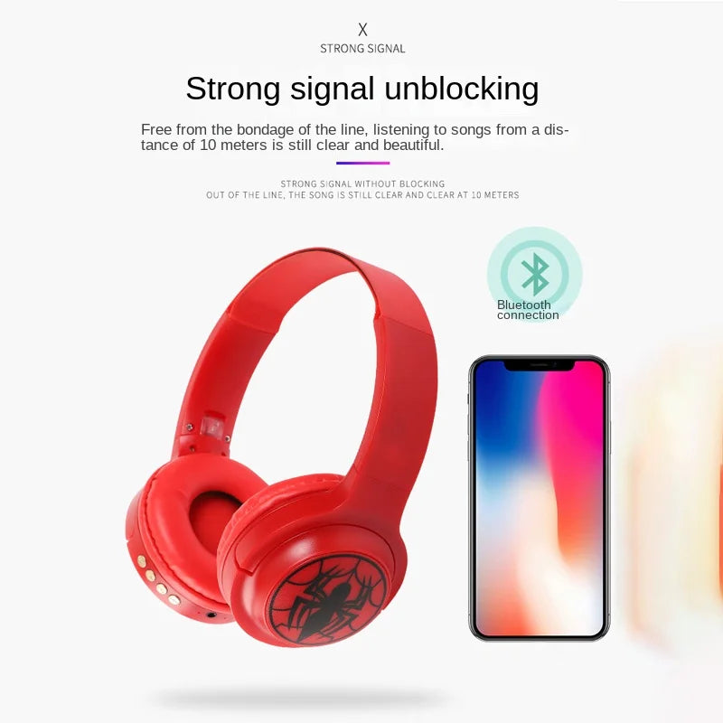 Bluetooth sluchátka Avengers Black Panther – Černá se zlatými prvky