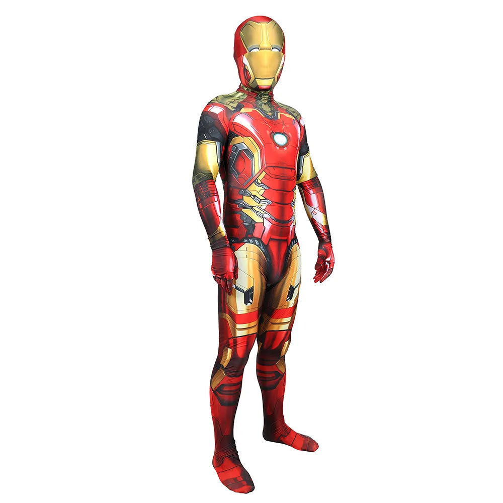 Iron Man Jarvis-kostume til voksne – Dragt med aftagelig lysende hjelm