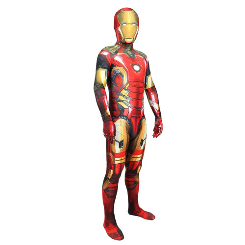 Iron Man Jarvis-kostume til voksne – Dragt med aftagelig lysende hjelm