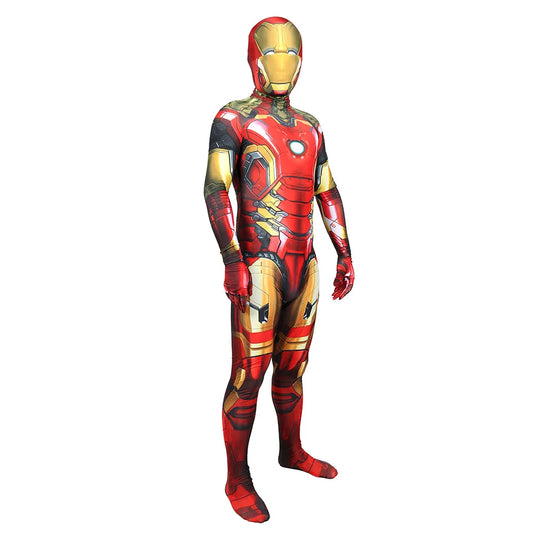 Iron Man Jarvis-jelmez felnőtteknek – kezeslábas levehető, világító sisakkal