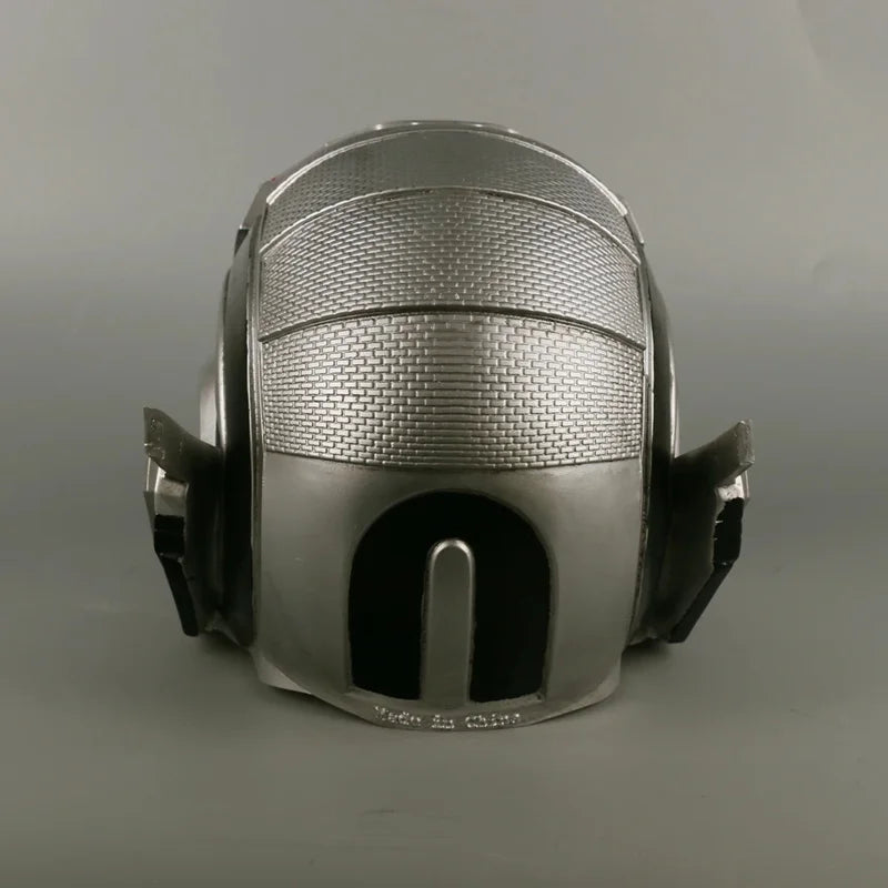 Cască Ant-Man – design gri-argintiu cu LED roșu