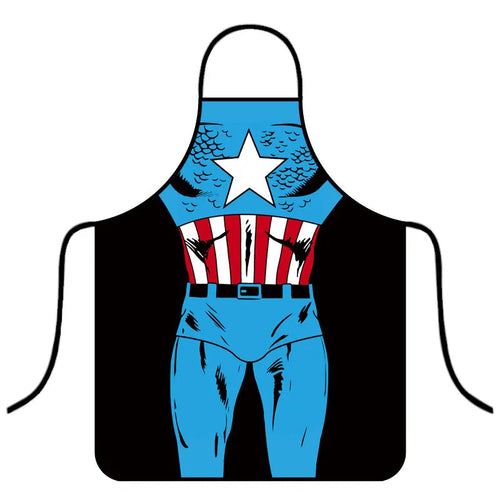 Zástěra Avengers Captain America – modročervenobílý hrudník
