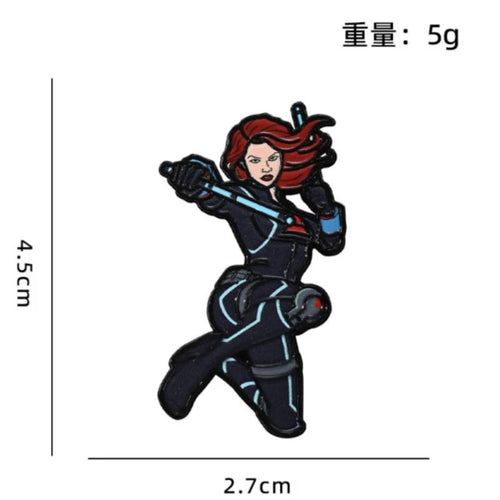Emblema esmaltado Avengers - Black Widow
