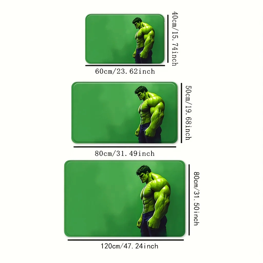 Tapete dos Vingadores Hulk — Perfil do tronco verde