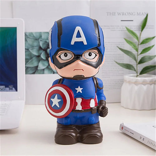 Captain America Piggy Bank - Decorative Figure