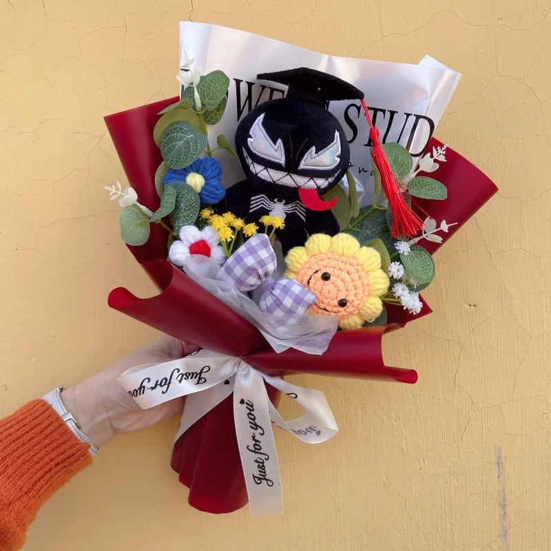 Avengers Spider-Man-buket – håndlavet gave med tøjdyr
