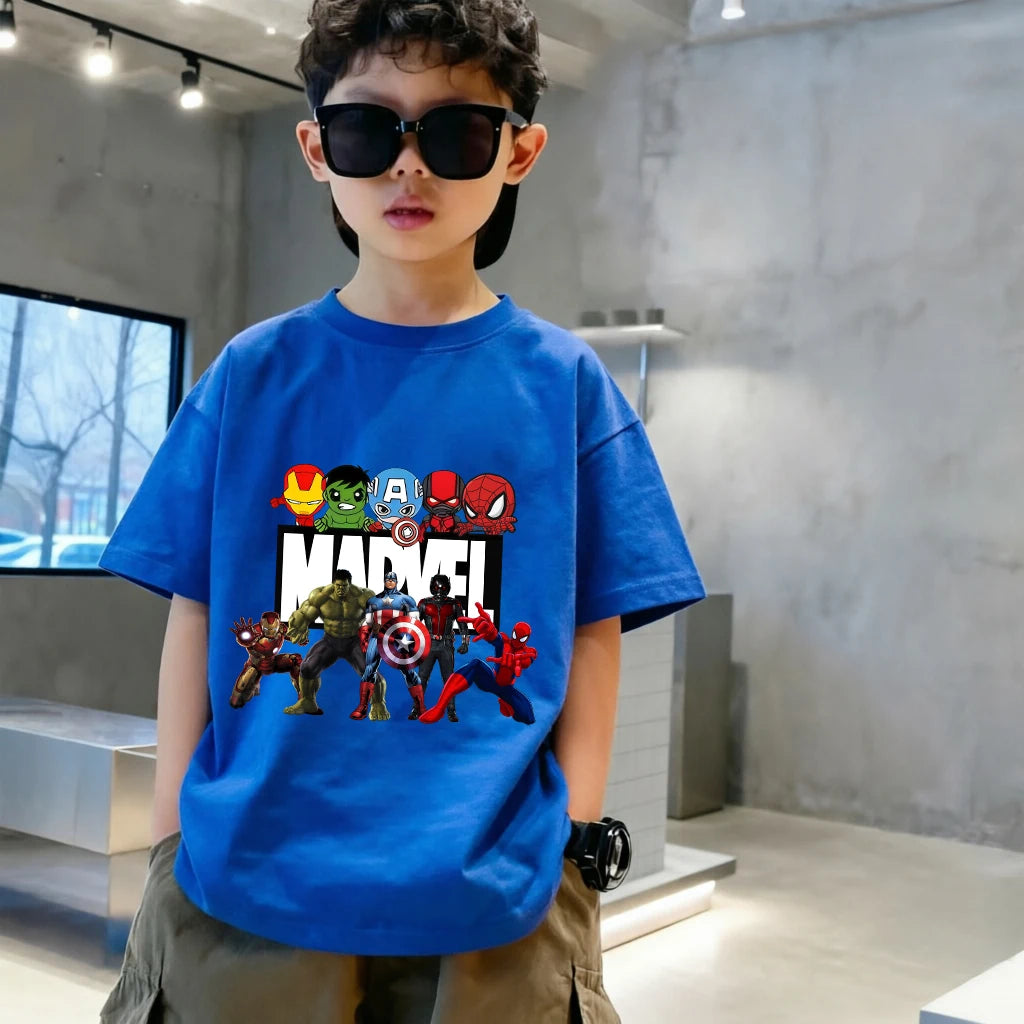 Marvel gyermekpóló – sokszínű chibi csapat