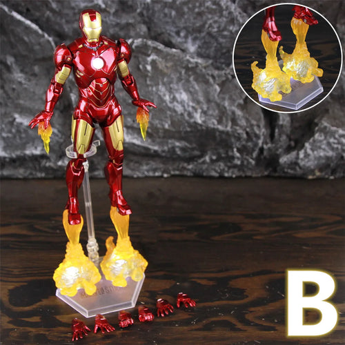 LED-figur Avengers Iron Man Mark IV – Eldrifts­effekt