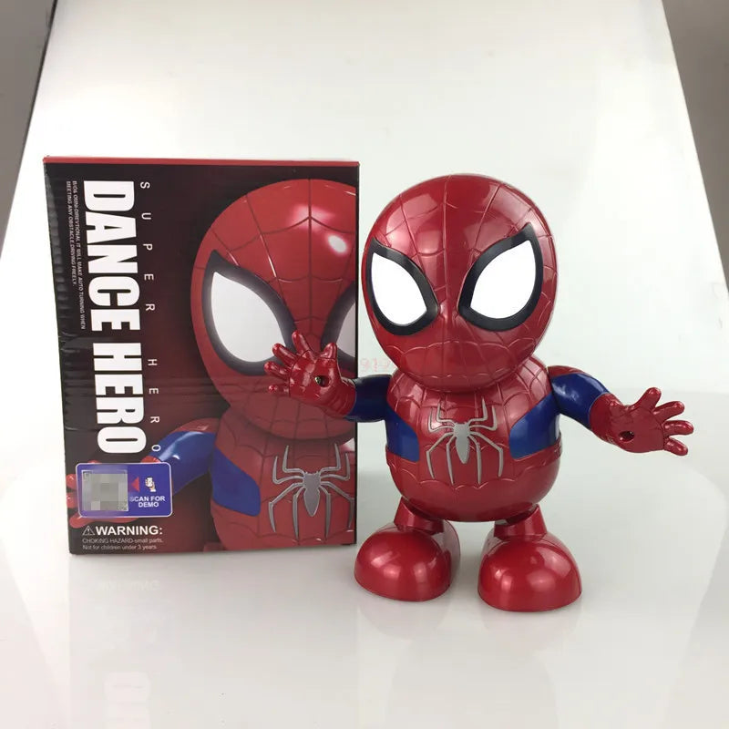 Dansande LED-robot Avengers Iron Man – Silverfärgad hjälm, Dance Hero