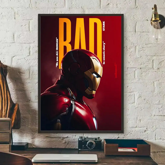 Autocolant Iron Man – Portret cu cască