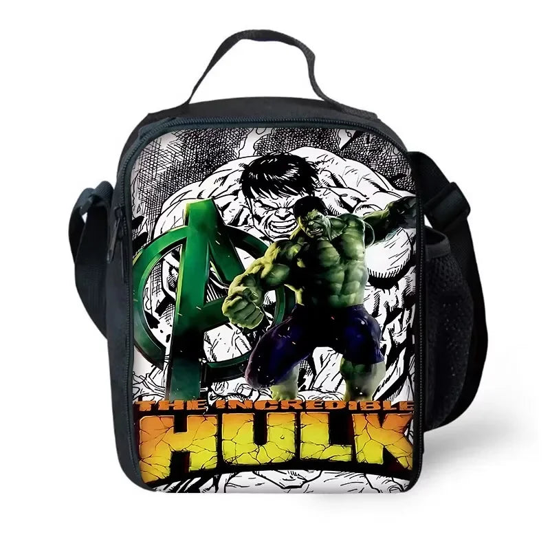 Saco de Almoço Infantil Hulk - Logótipo The Incredible Hulk Avengers Verde