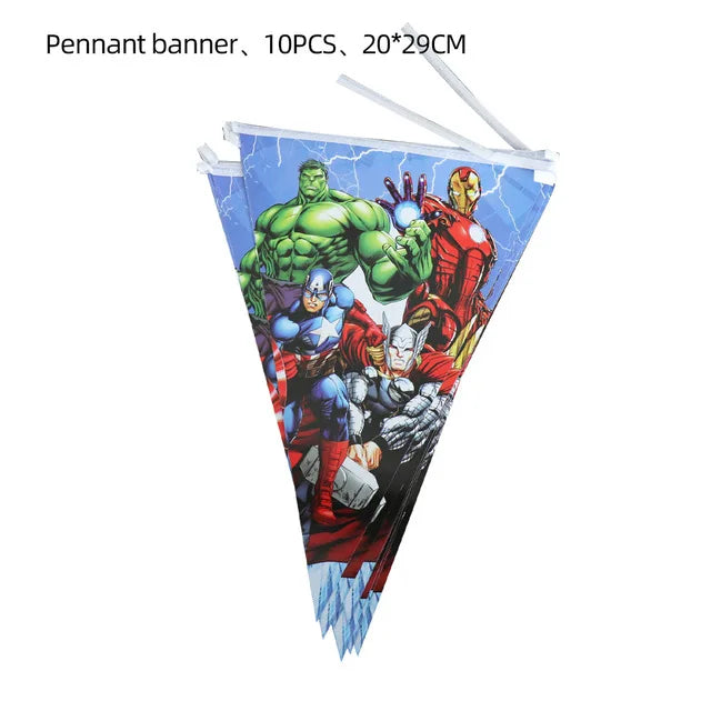 Avengers Birthday Decoration - Bunting