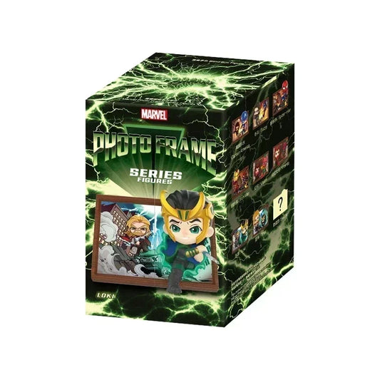 Blind Box POP MART Marvel Ramă foto – Seria 11, figurină misterioasă