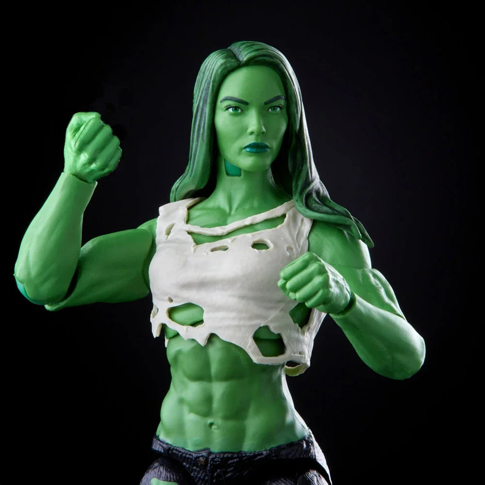 Kloubová figurka She-Hulk Marvel Legends – dvě hlavy, 15 cm