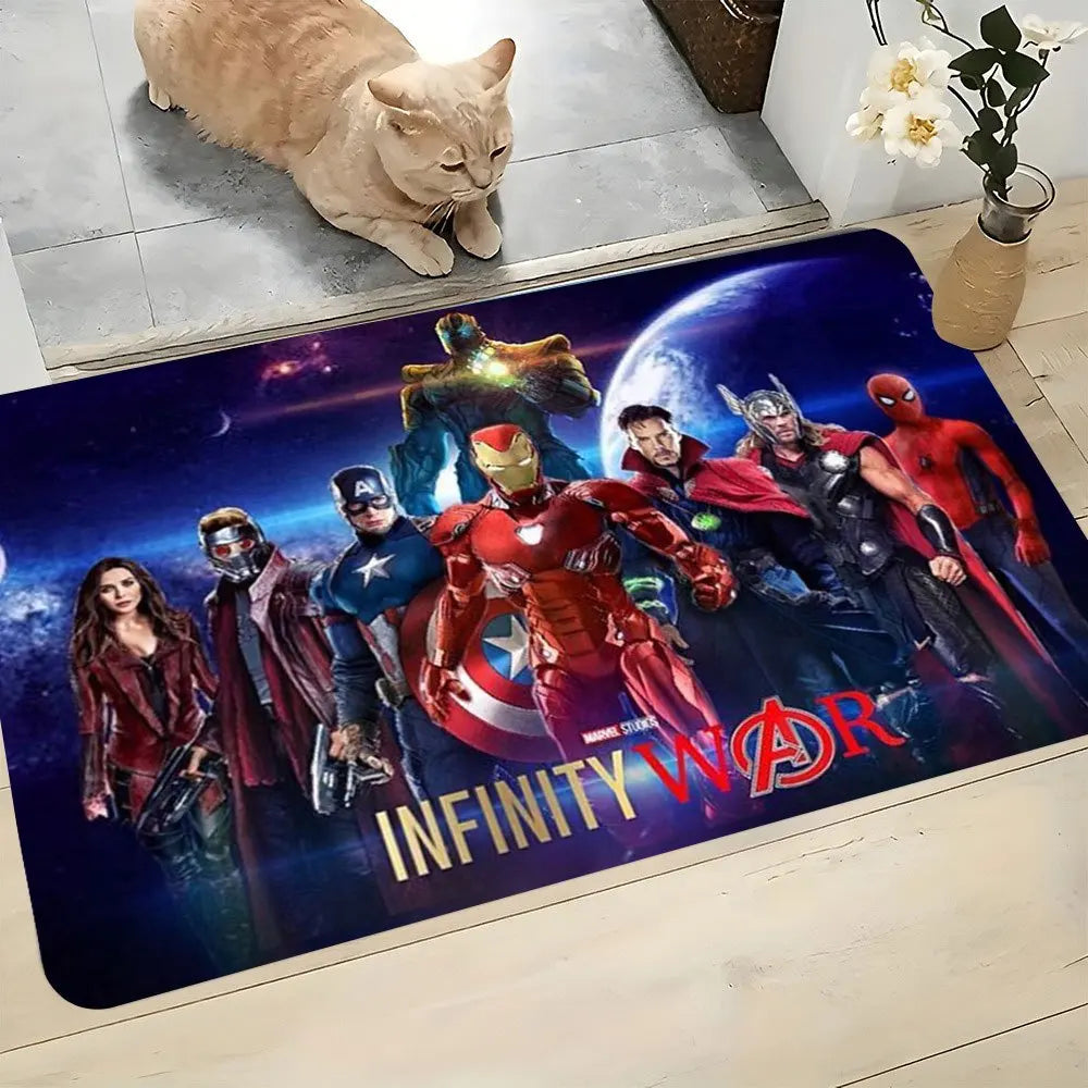Tapete Marvel Vingadores Guerra do Infinito — Design cósmico lunar