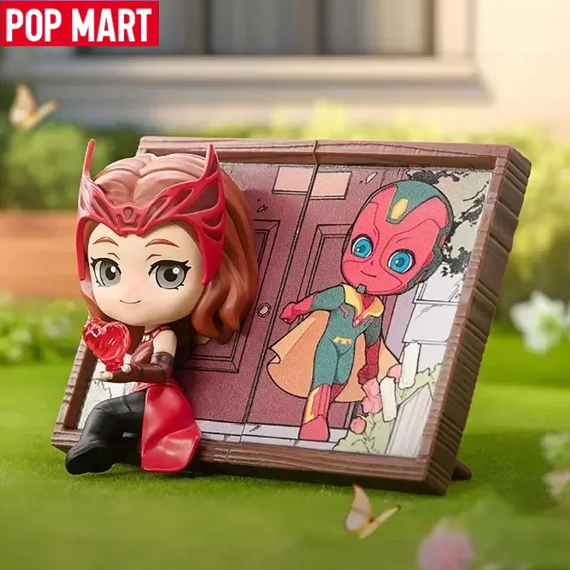 Blind Box POP MART Marvel Fotorámeček – série 10, tajemná figurka