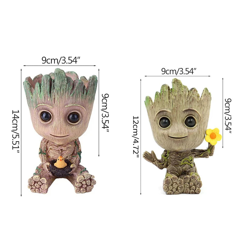 Baby Groot növénytartó – többféle pózba állítható ceruzatartó és rendszerező