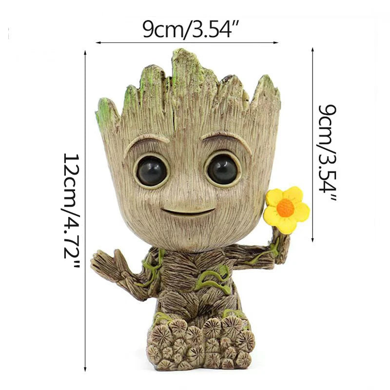 Baby Groot növénytartó – többféle pózba állítható ceruzatartó és rendszerező