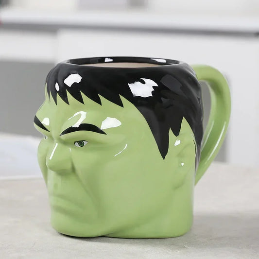 3D-keramikkrus med Hulk – grønt hoved