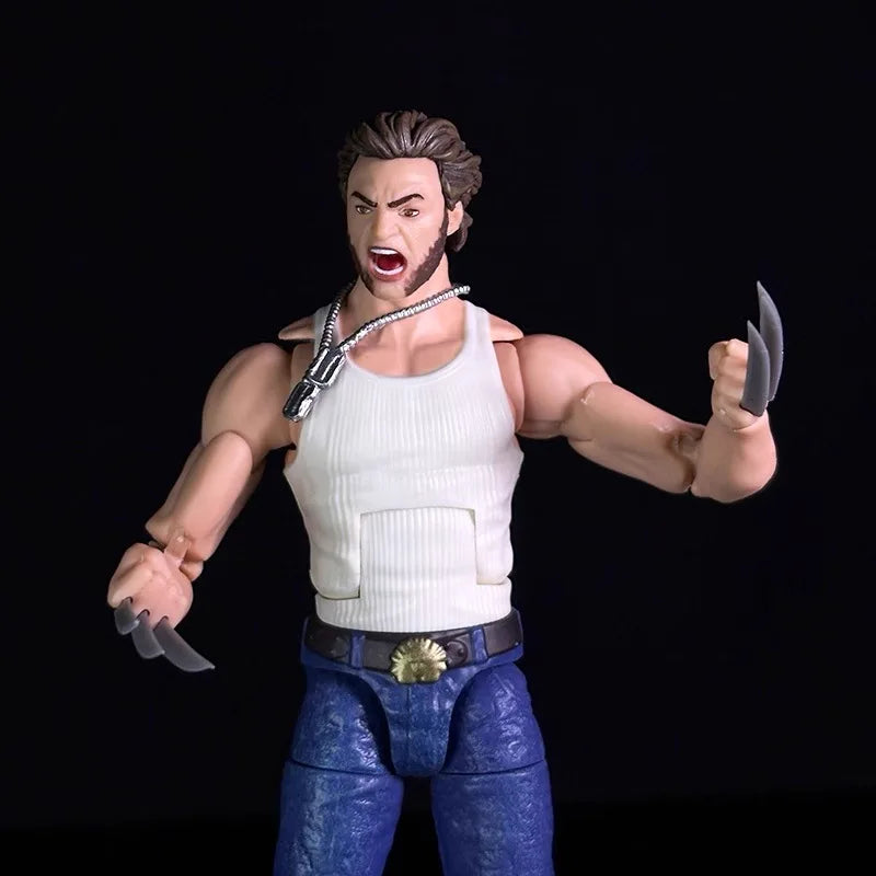 Hasbro Marvel Legends Wolverine Figure - Tank Top, Jeans, Claws Out