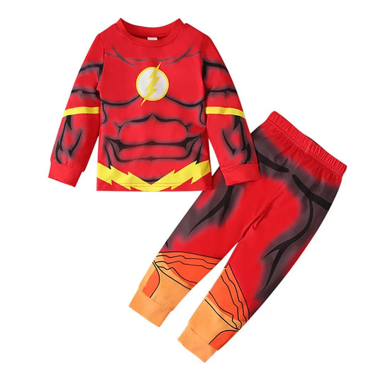 Pijama pentru copii DC Comics Flash - Fulger roșu-galben