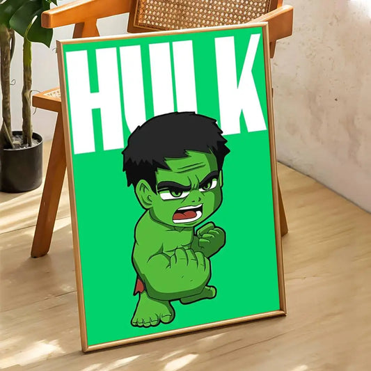 Hulk-matrica – Faldekoráció